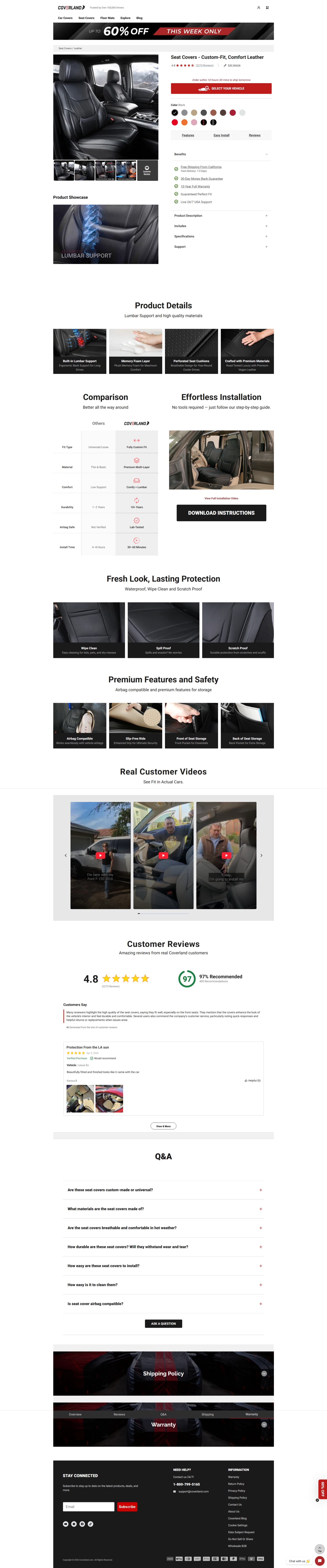 DriveShield - Custom Seat Cover Store